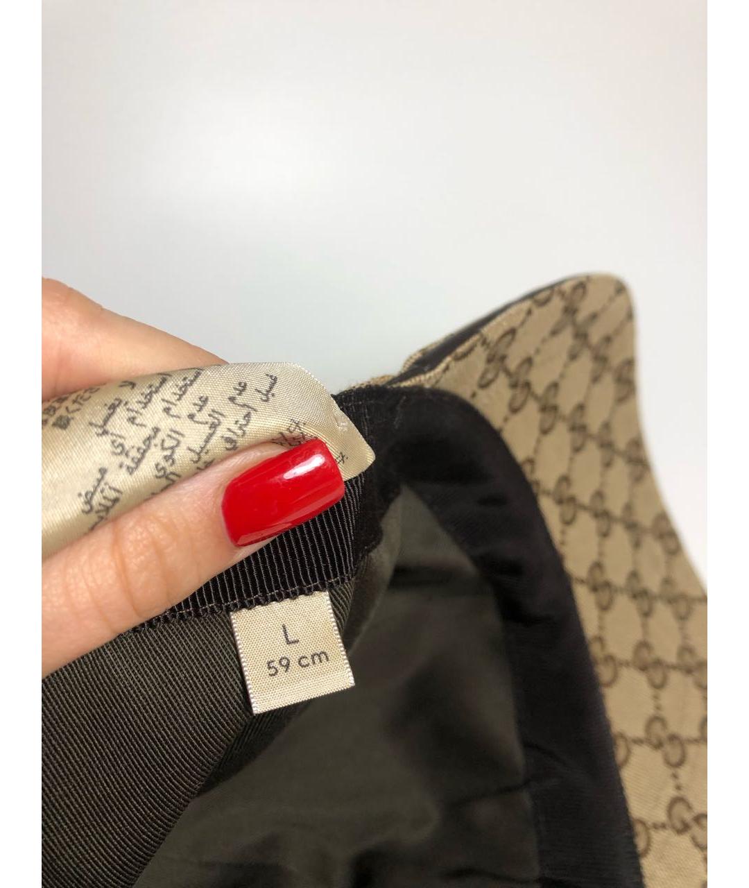 GUCCI Коричневая кепка, фото 5