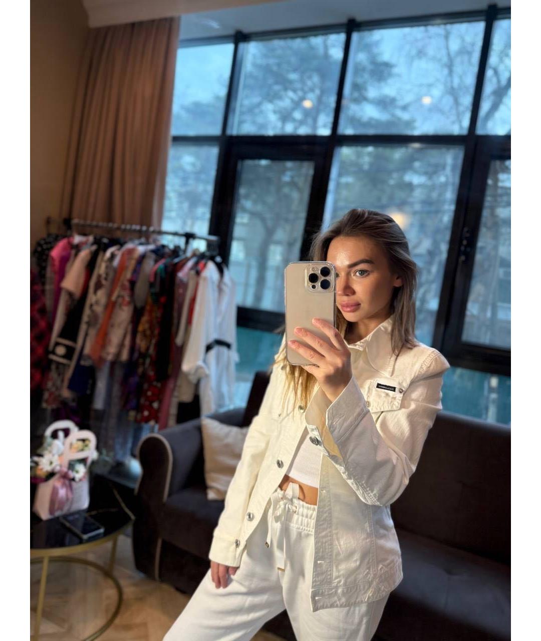 DOLCE&GABBANA Белая куртка, фото 5