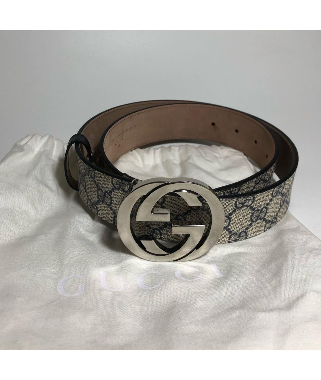 GUCCI Бежевый ремень, фото 6
