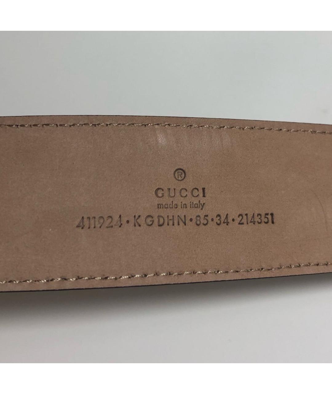 GUCCI Бежевый ремень, фото 4
