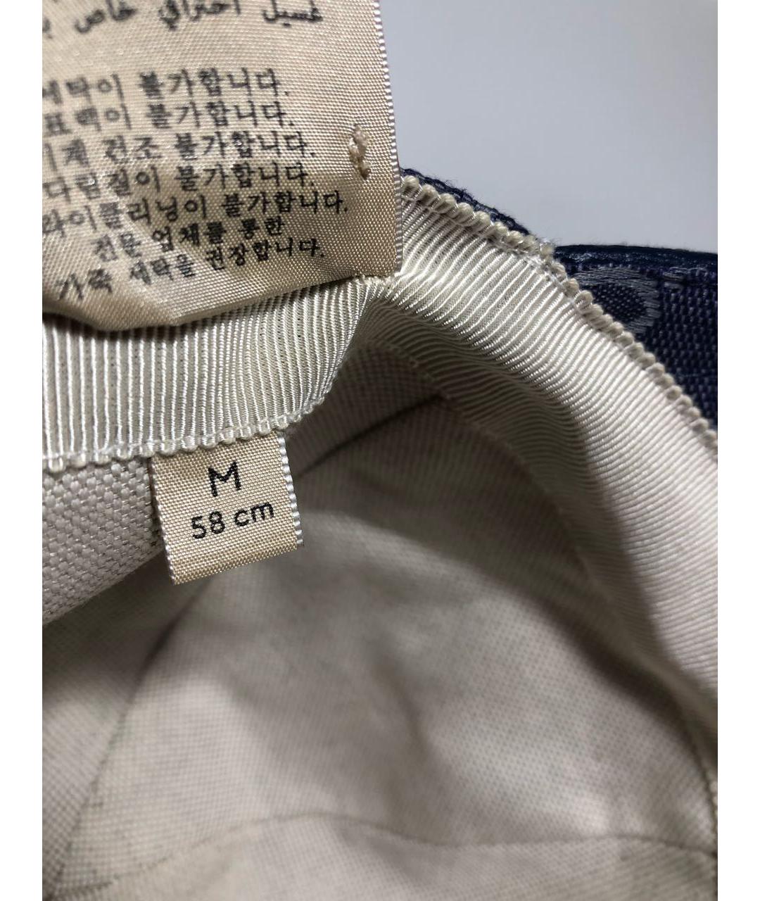 GUCCI Синяя хлопковая кепка/бейсболка, фото 6