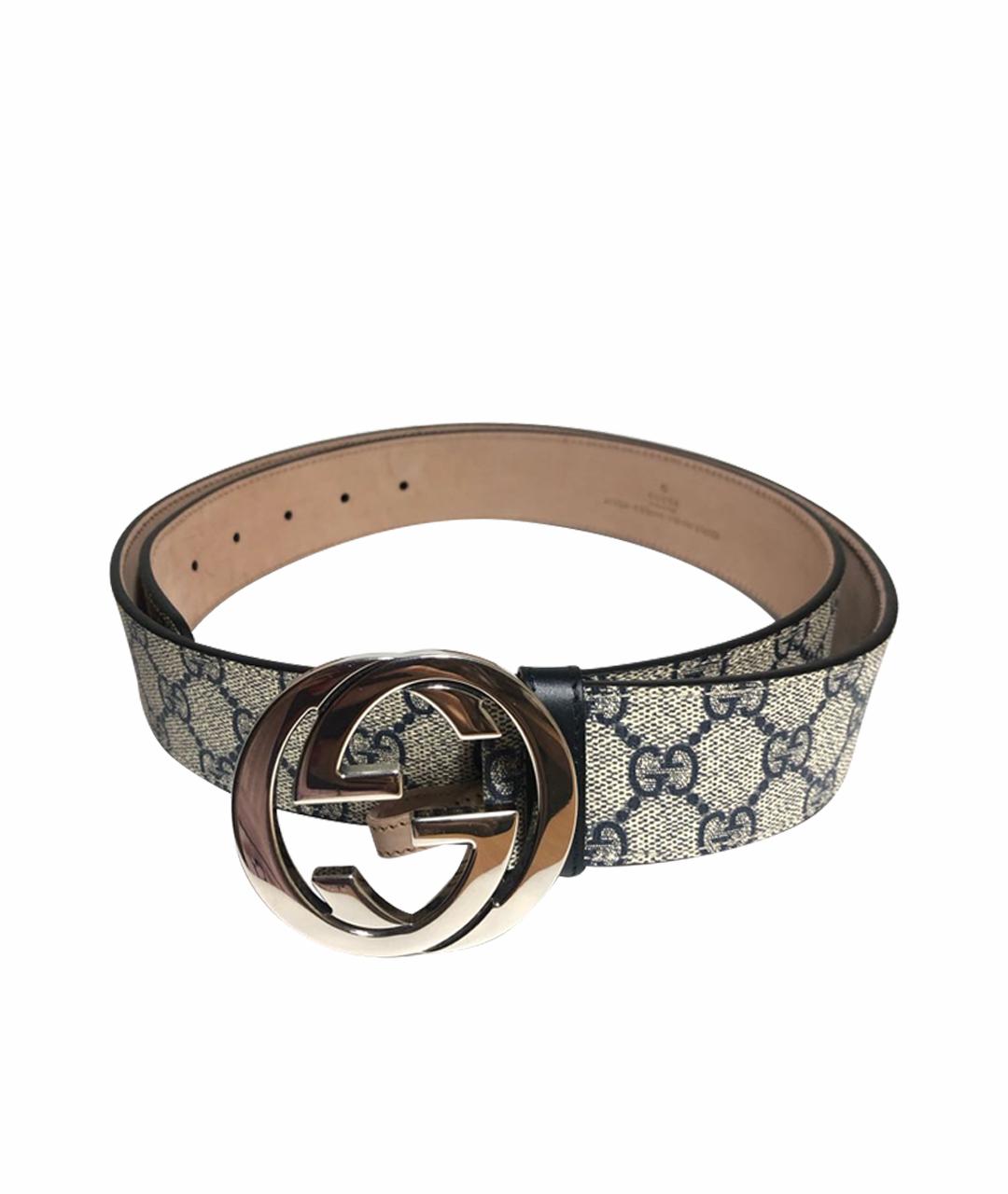 GUCCI Бежевый ремень, фото 1