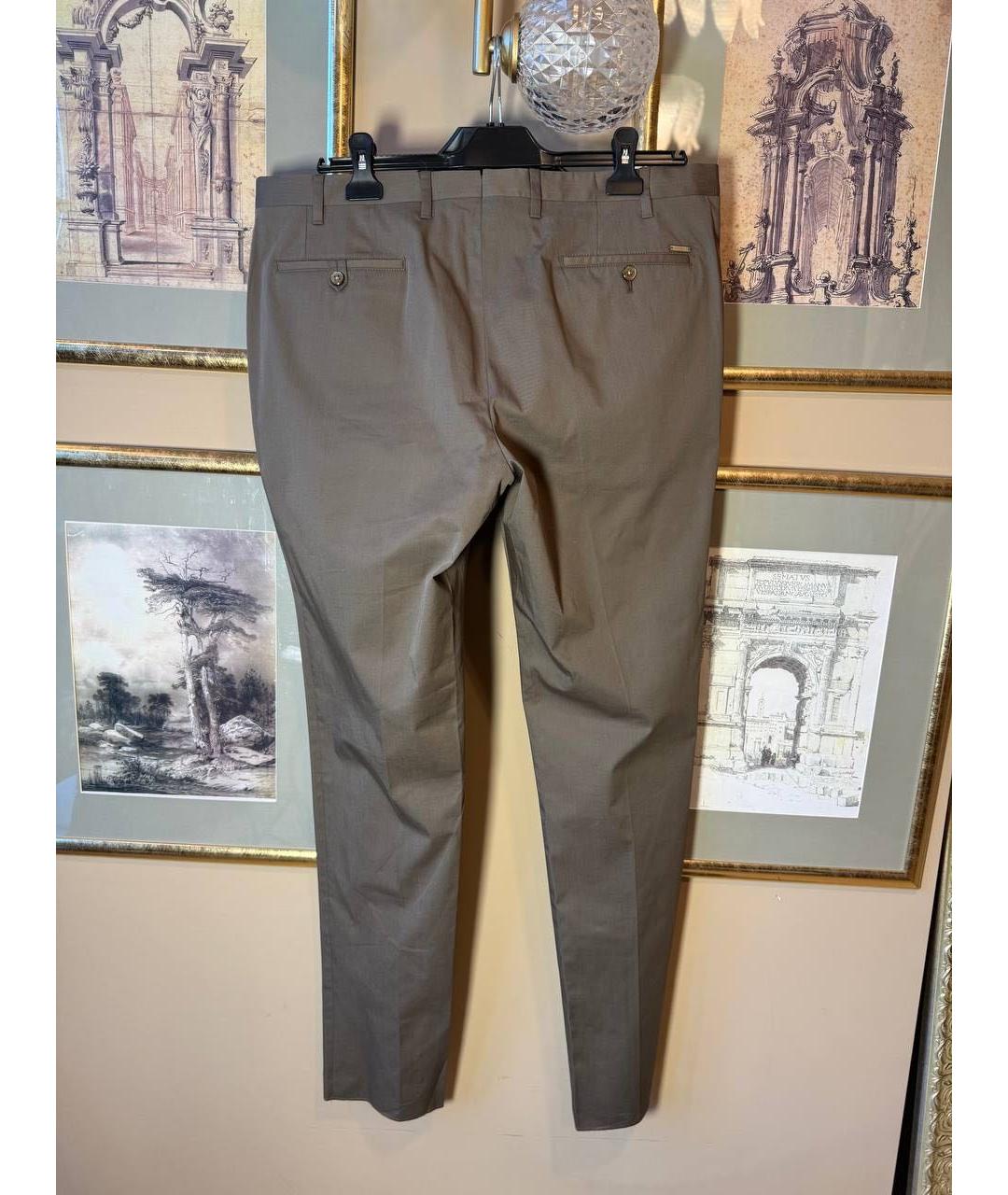 CORNELIANI Антрацитовые повседневные брюки, фото 2