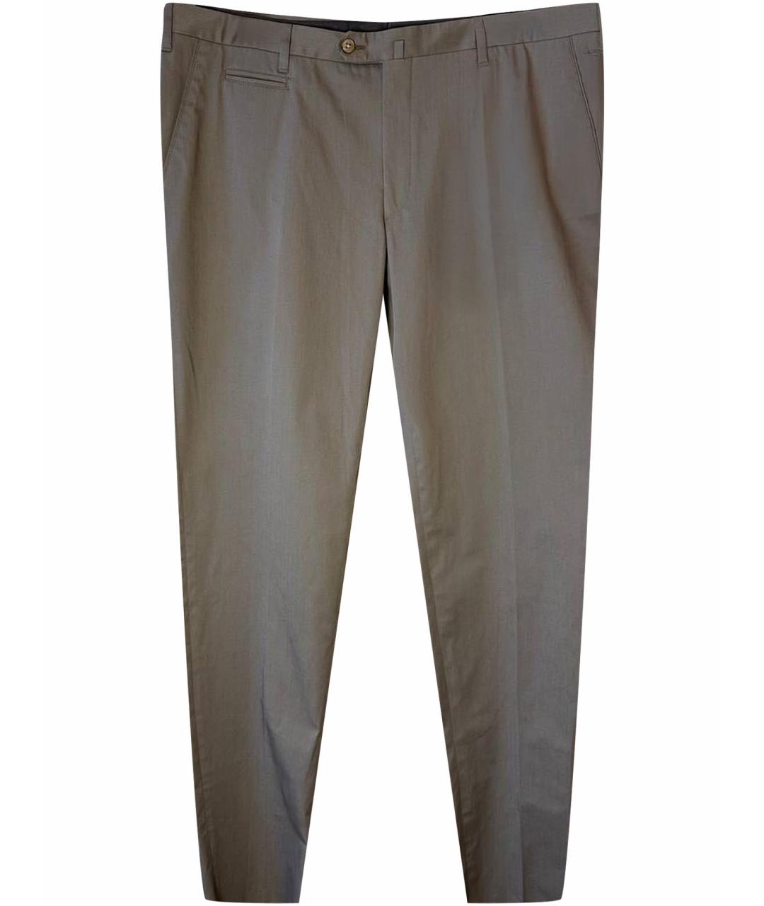 CORNELIANI Антрацитовые повседневные брюки, фото 1