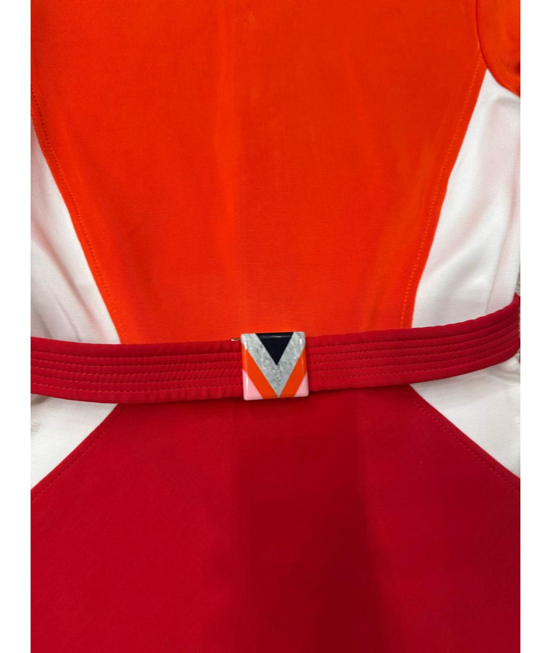 LOUIS VUITTON Оранжевое повседневное платье, фото 7