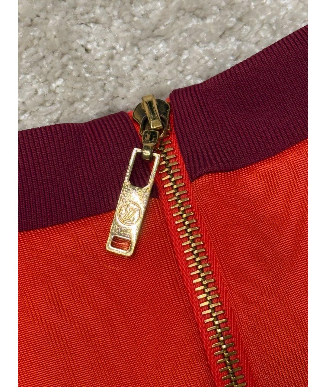 LOUIS VUITTON Оранжевое повседневное платье, фото 5