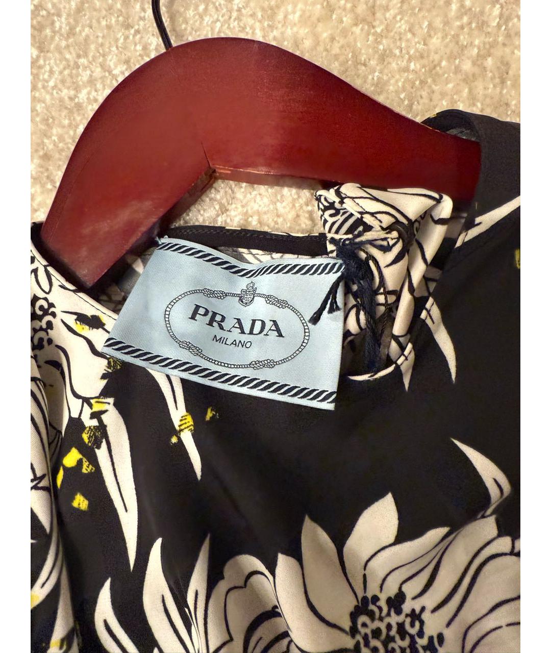 PRADA Желтое повседневное платье, фото 3