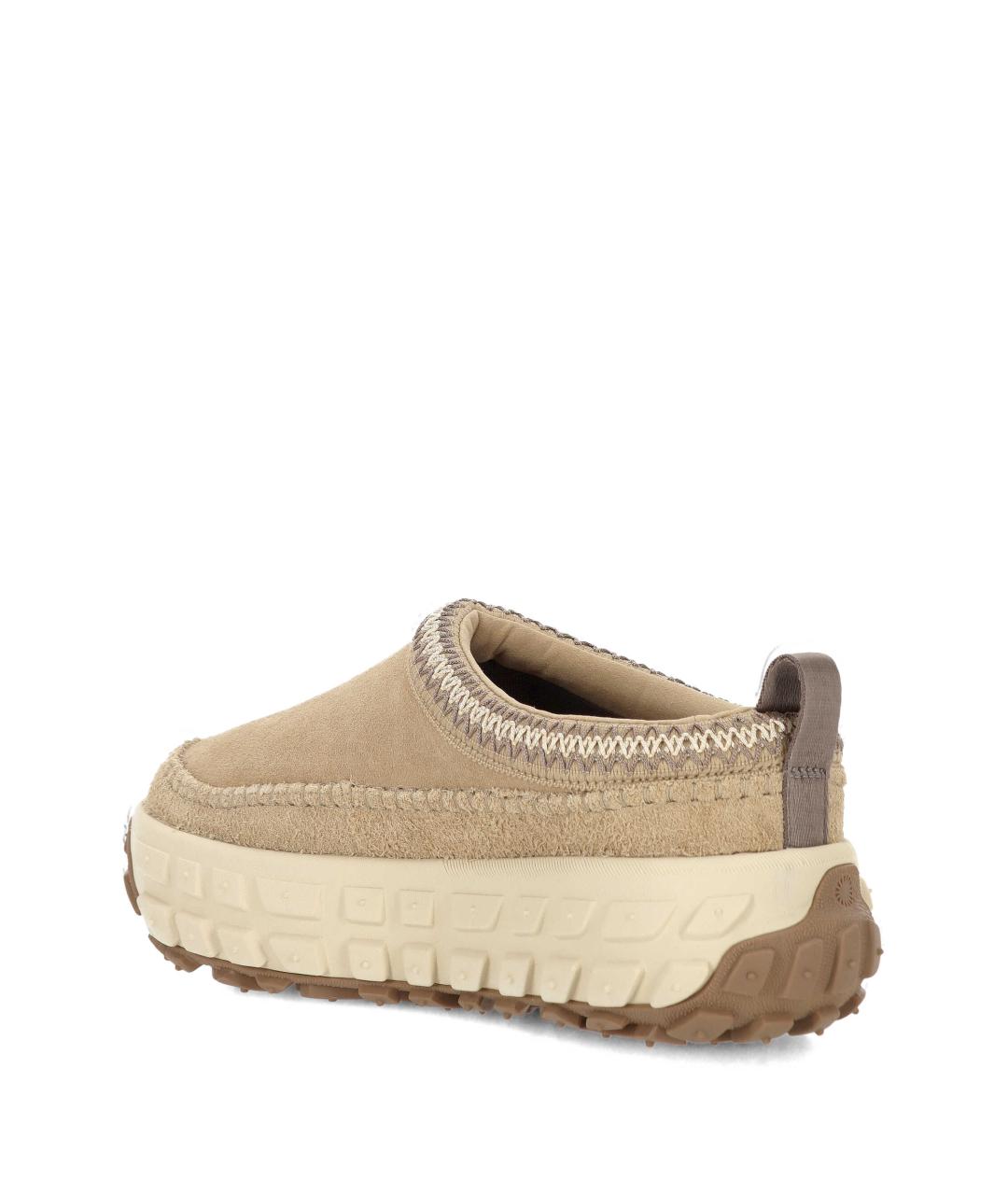 UGG AUSTRALIA Бежевые замшевые слипоны, фото 3
