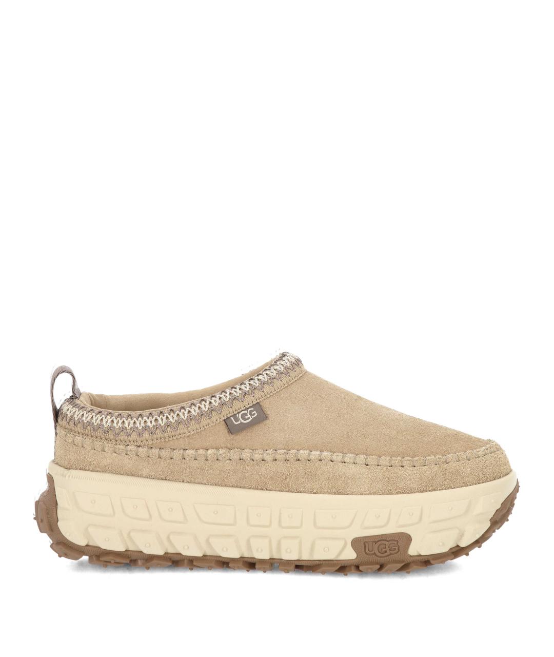UGG AUSTRALIA Бежевые замшевые слипоны, фото 1