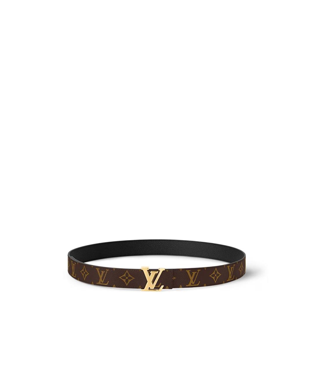 LOUIS VUITTON Черный кожаный ремень, фото 1