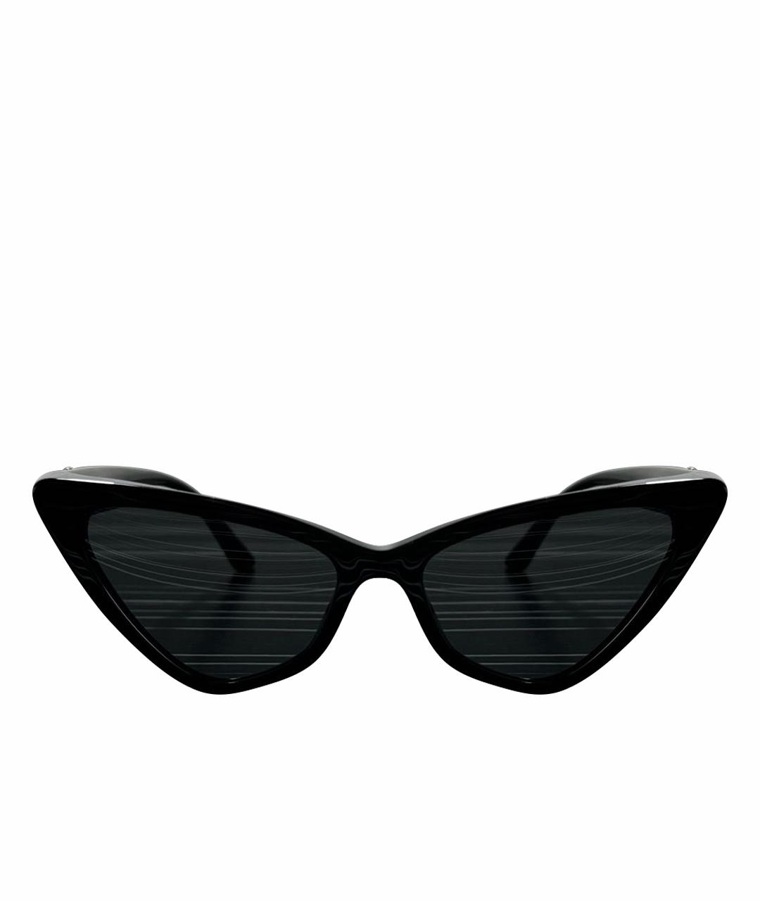 JIMMY CHOO Черные пластиковые солнцезащитные очки, фото 1