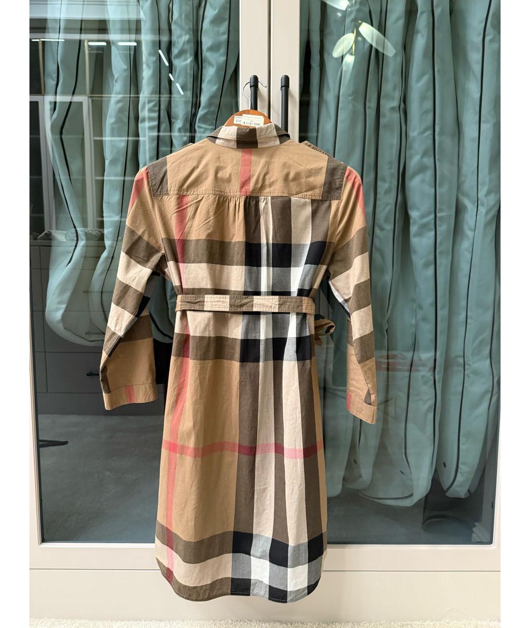 BURBERRY Коричневое повседневное платье, фото 2