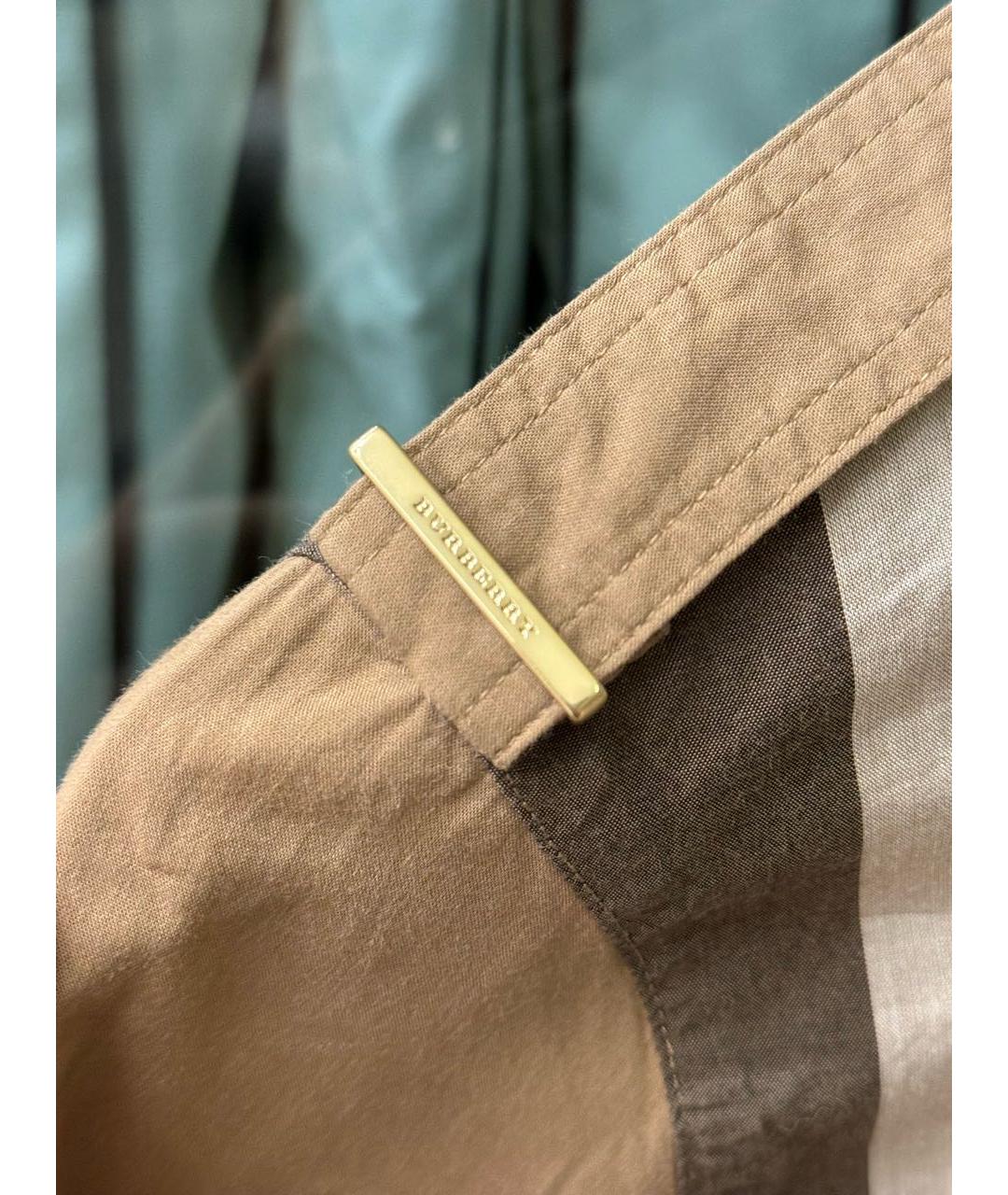 BURBERRY Коричневое повседневное платье, фото 4