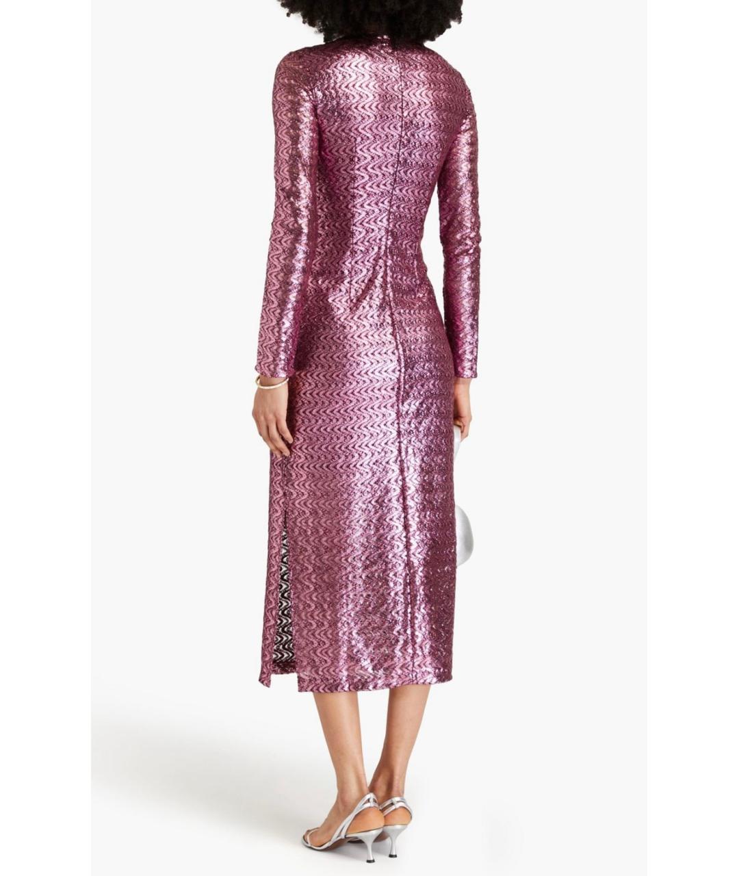MISSONI Бордовое коктейльное платье, фото 3