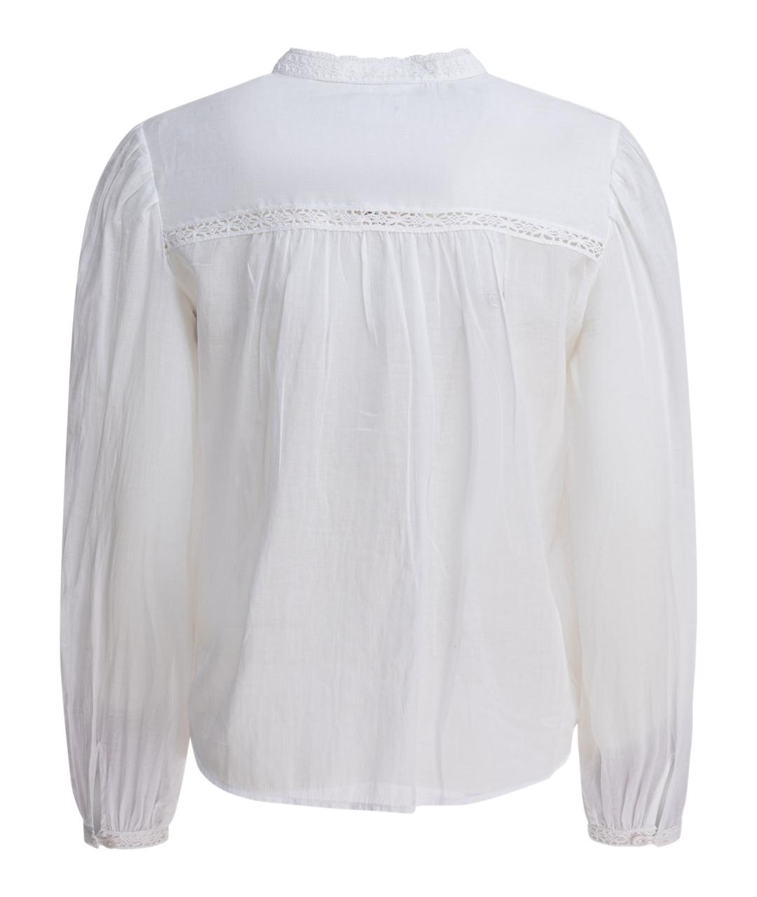 ISABEL MARANT ETOILE Белая хлопковая рубашка, фото 2