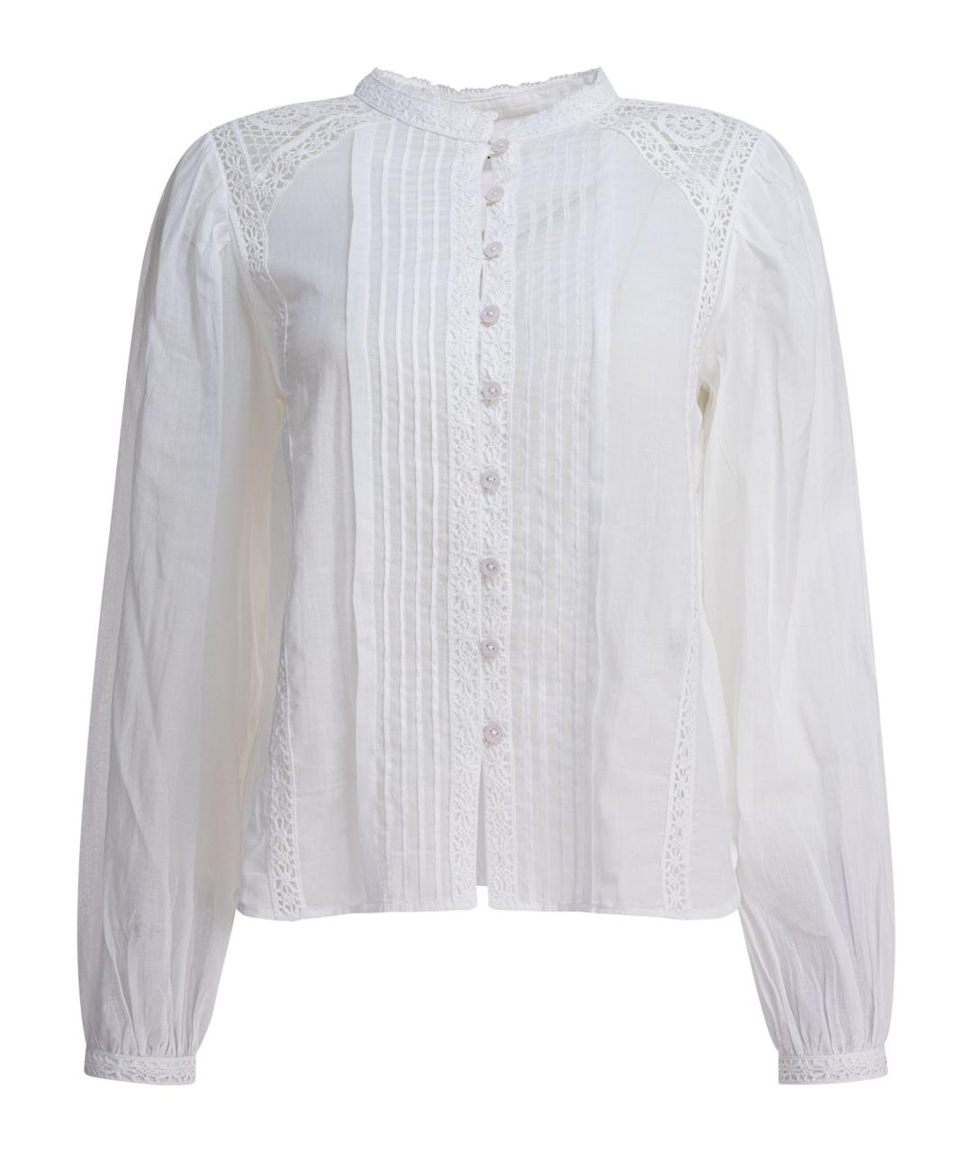 ISABEL MARANT ETOILE Белая хлопковая рубашка, фото 1