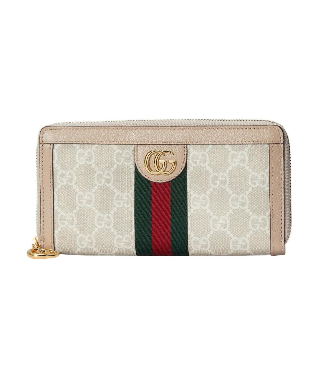 GUCCI Бежевый кошелек, фото 6