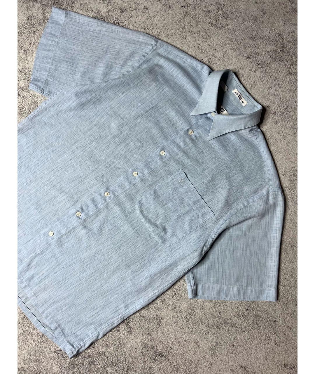 GIVENCHY Голубая хлопко-полиэстеровая классическая рубашка, фото 3