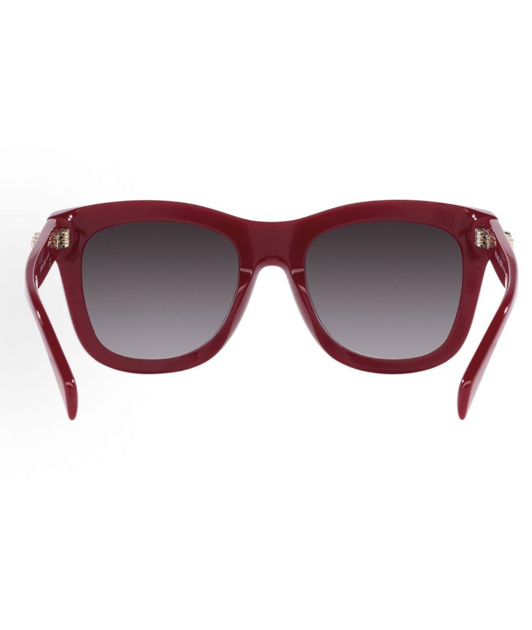 MICHAEL KORS Красные пластиковые солнцезащитные очки, фото 4