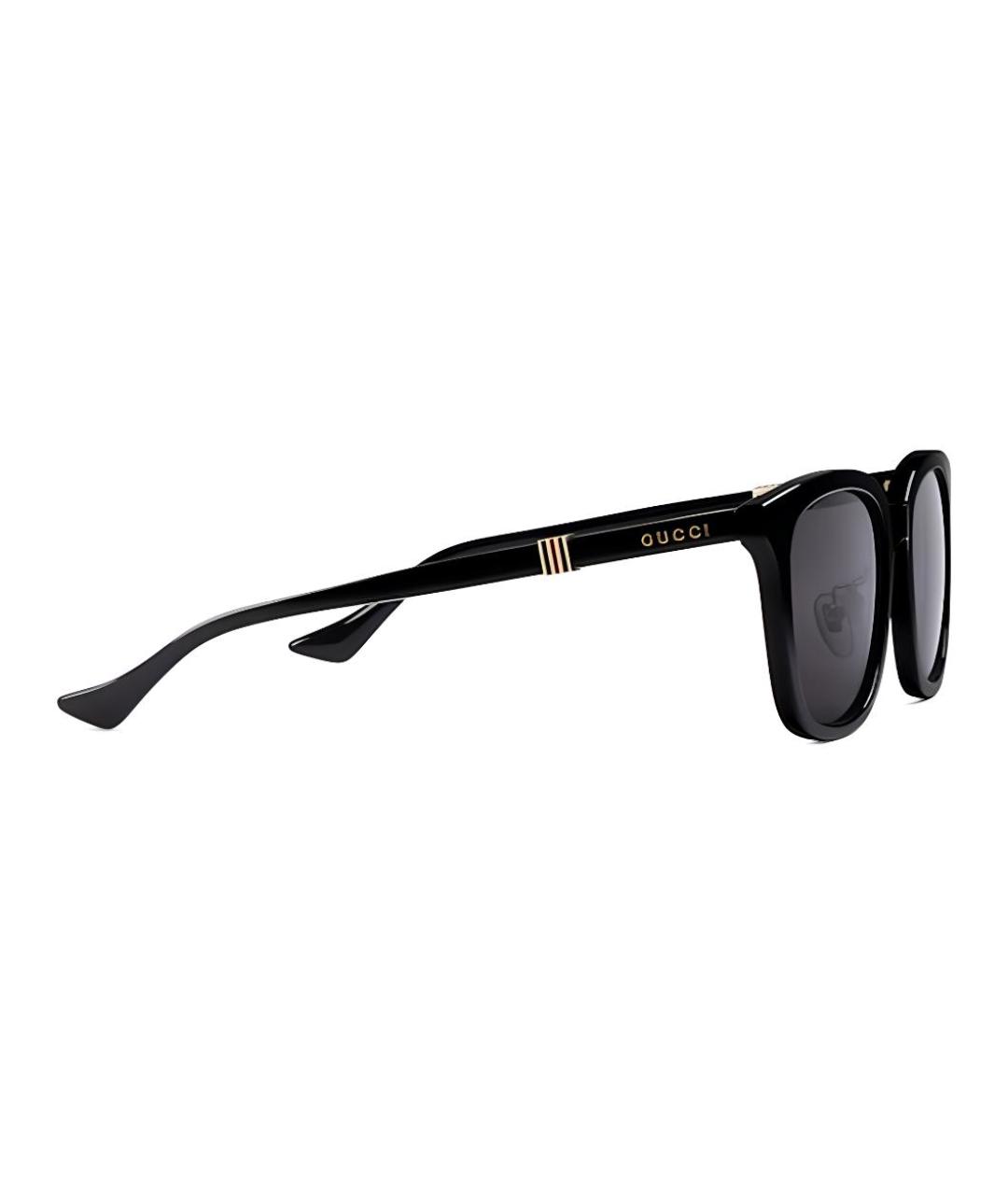 GUCCI Черные пластиковые солнцезащитные очки, фото 2
