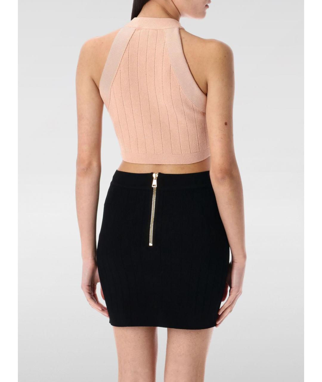 BALMAIN Розовая майка, фото 3