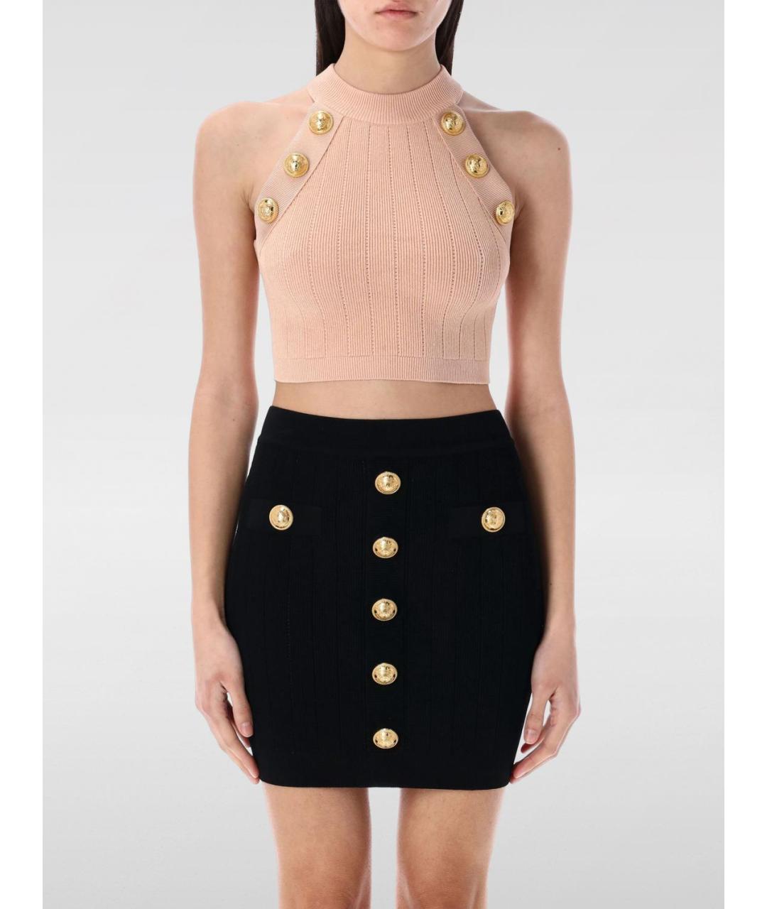 BALMAIN Розовая майка, фото 2