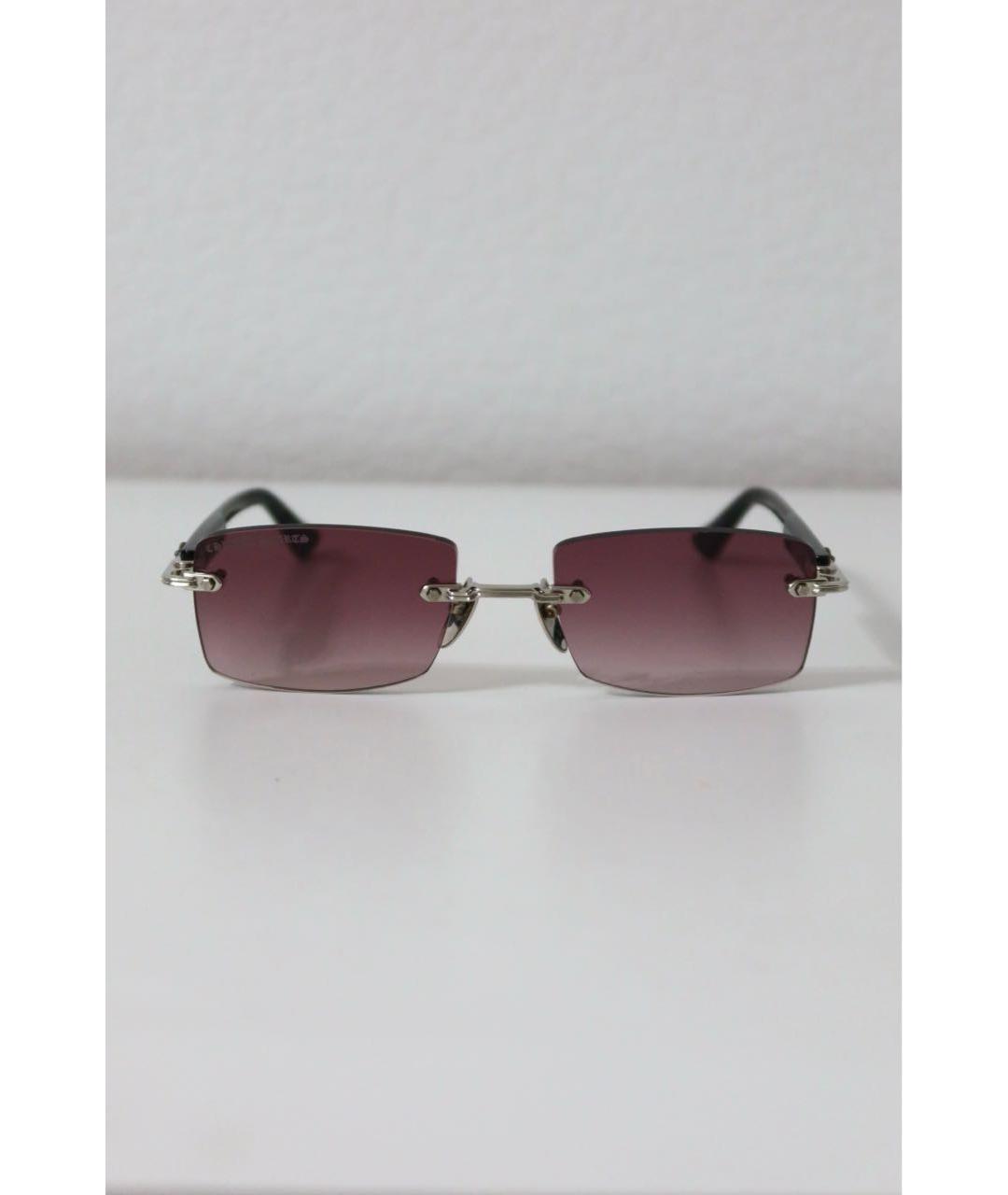 CHROME HEARTS Фиолетовые пластиковые солнцезащитные очки, фото 9