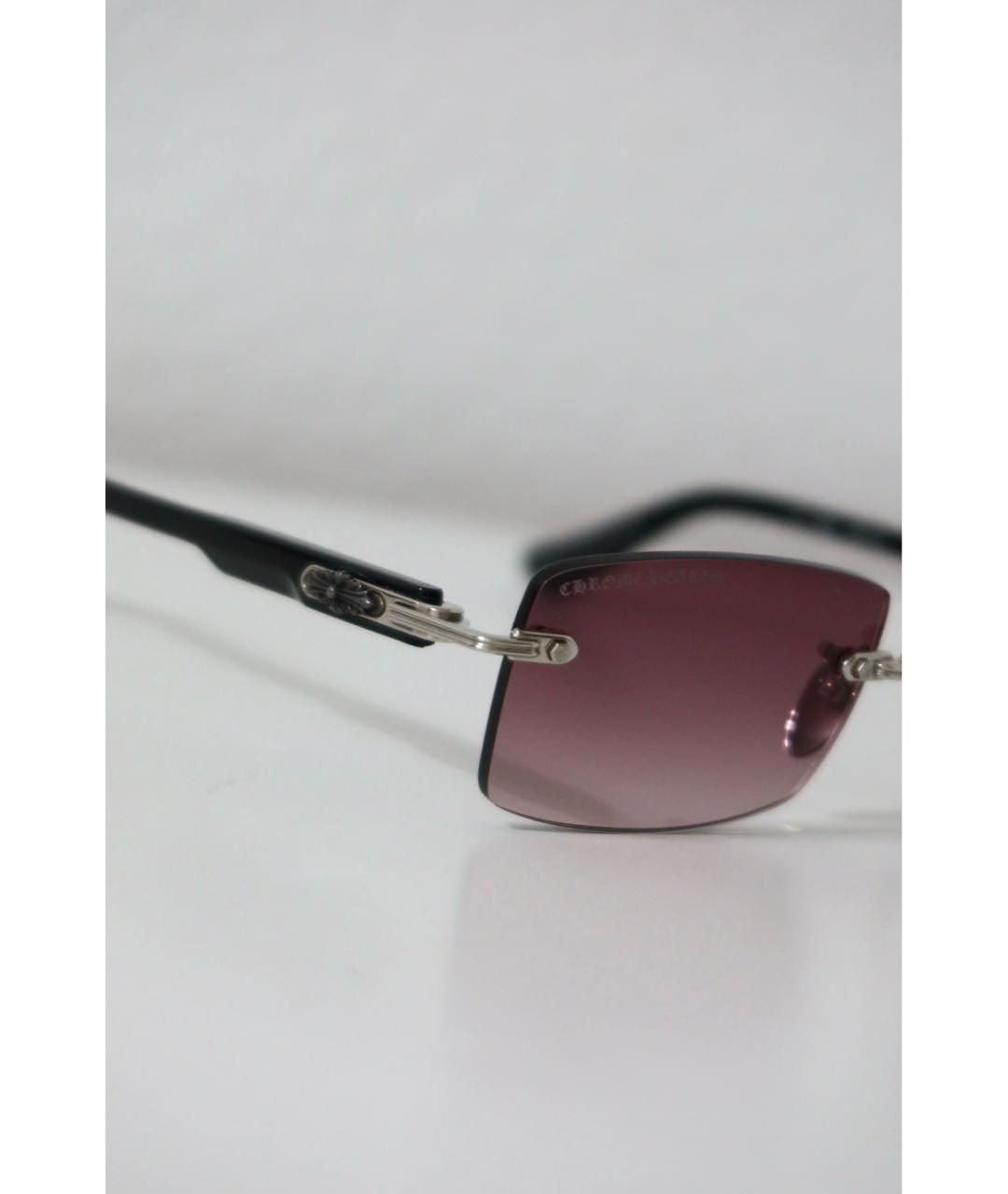 CHROME HEARTS Фиолетовые пластиковые солнцезащитные очки, фото 3