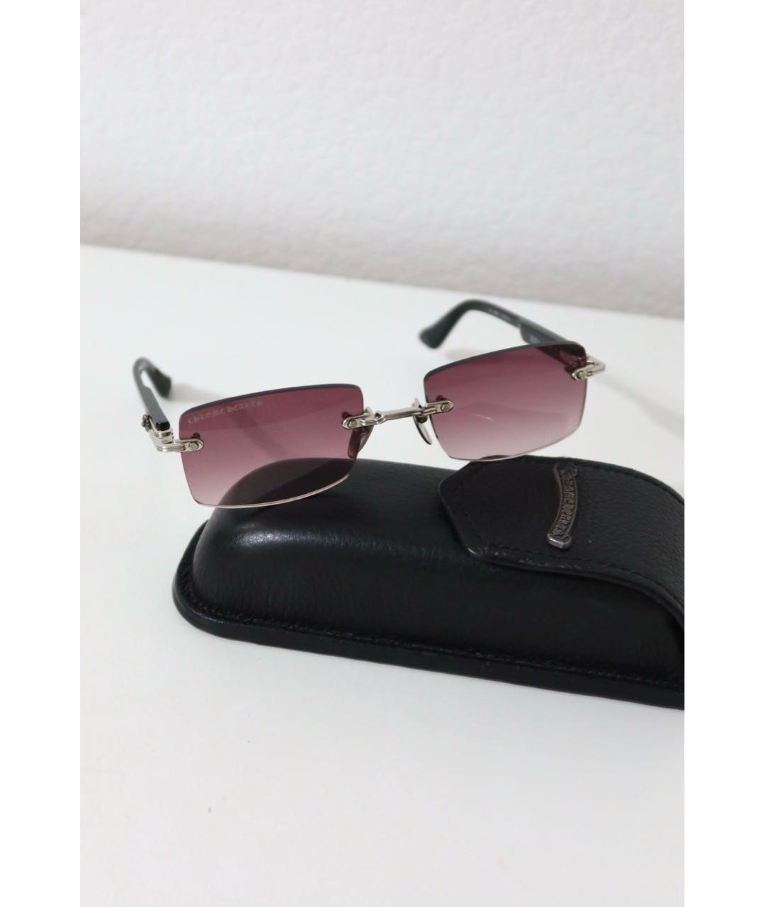 CHROME HEARTS Фиолетовые пластиковые солнцезащитные очки, фото 8
