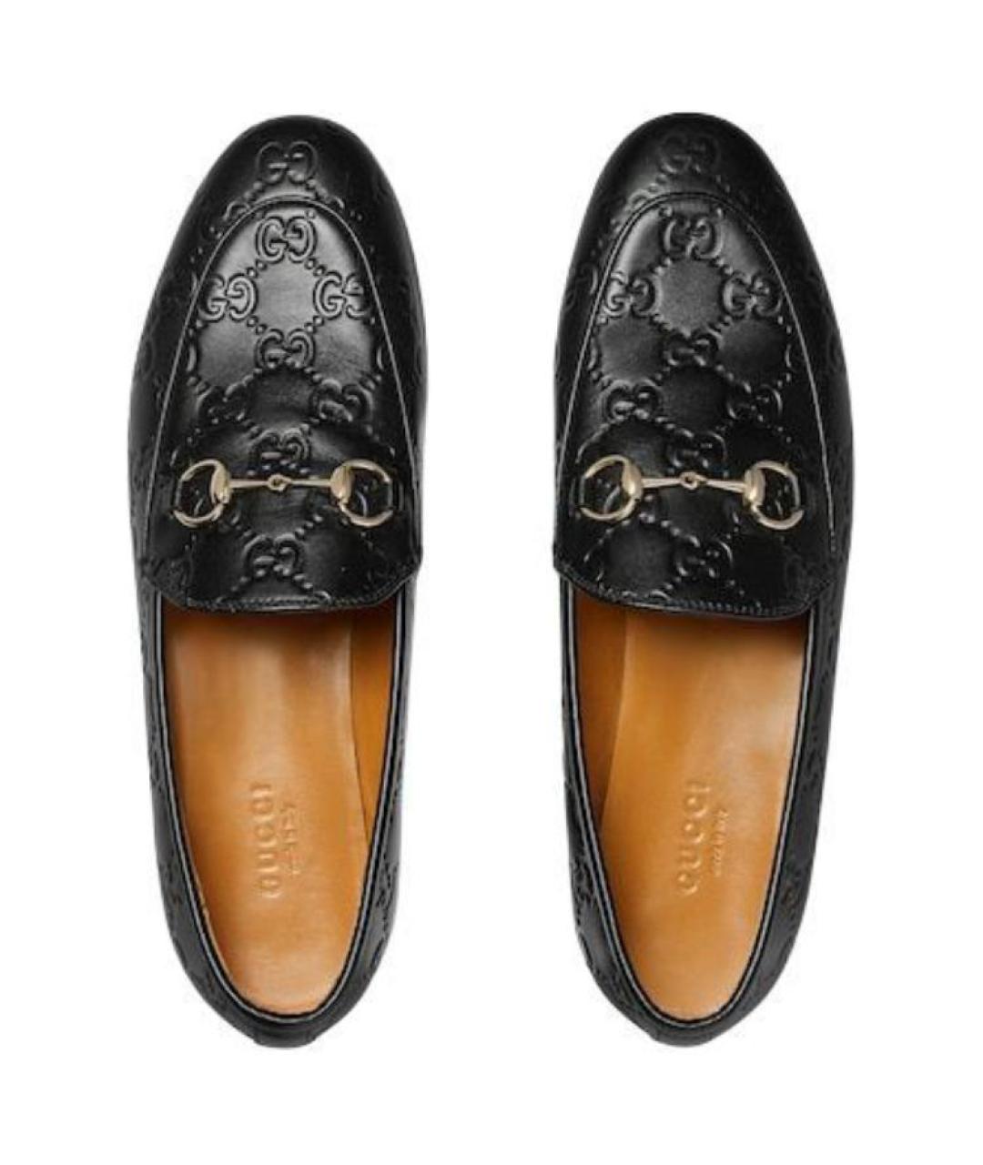 GUCCI Черные кожаные лоферы, фото 4