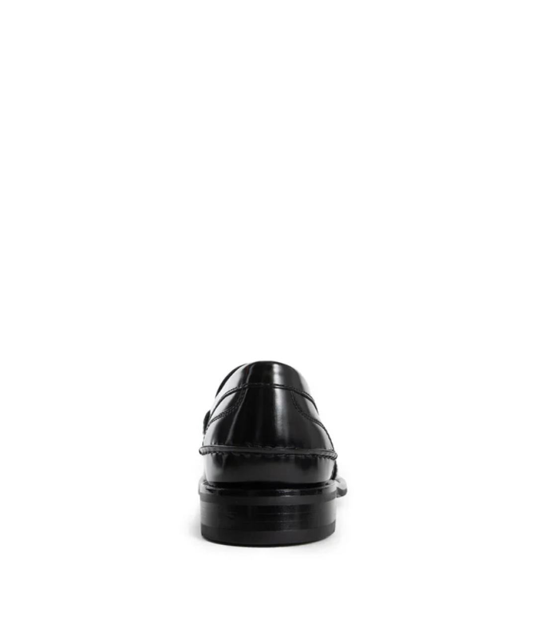 PRADA Черные кожаные лоферы, фото 3