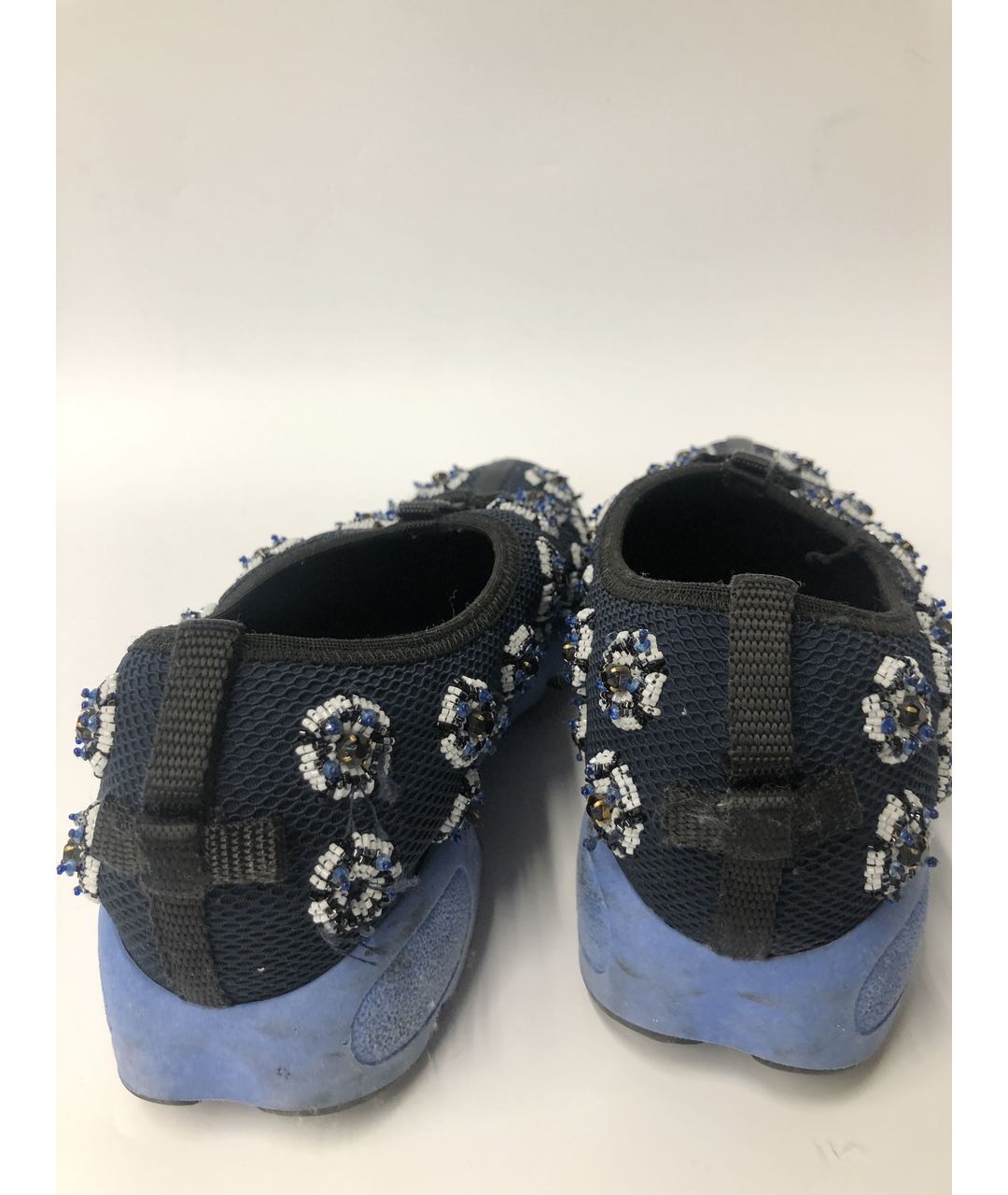 CHRISTIAN DIOR PRE-OWNED Темно-синие текстильные кроссовки, фото 4