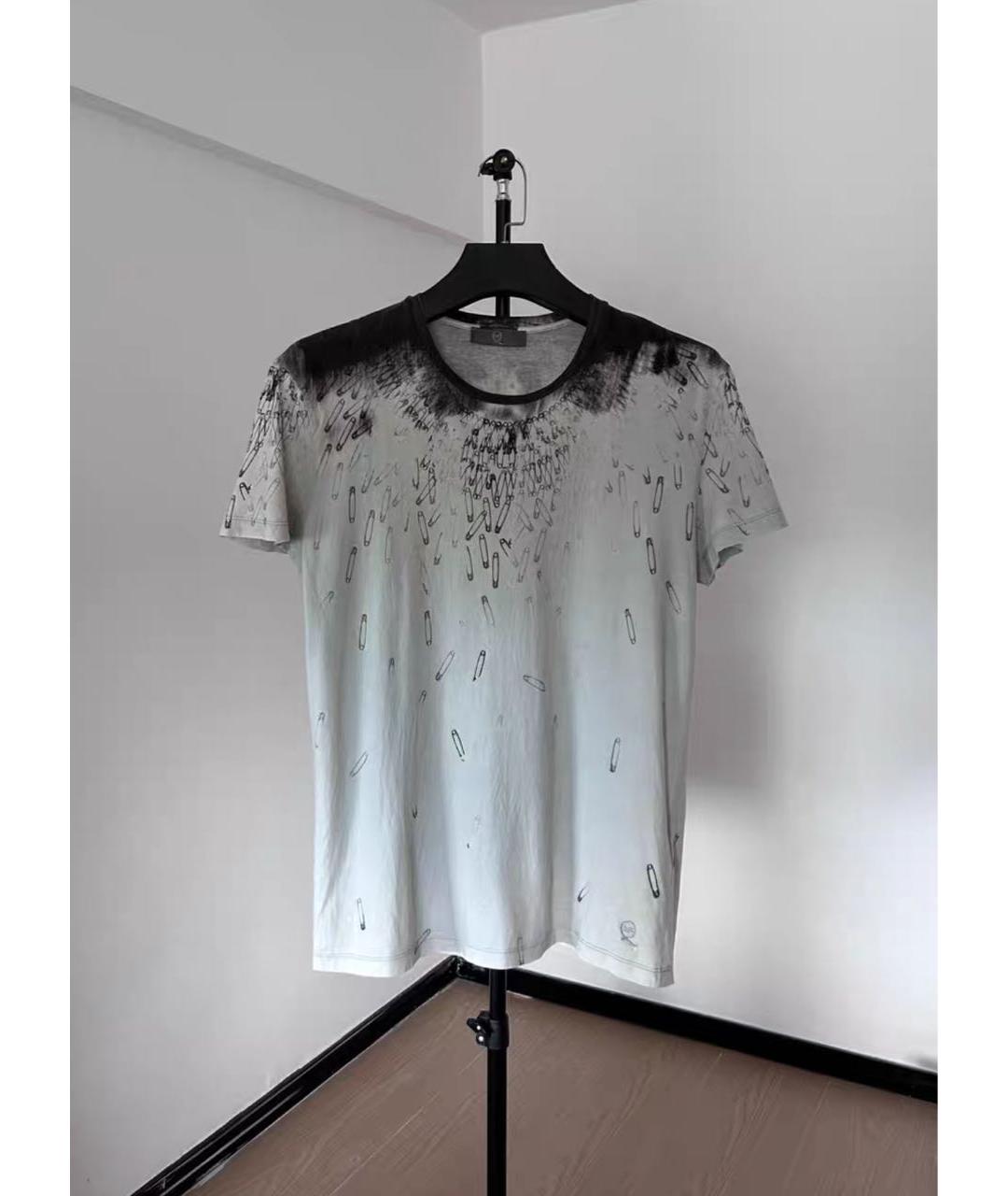 MCQ ALEXANDER MCQUEEN Белая хлопковая футболка, фото 3