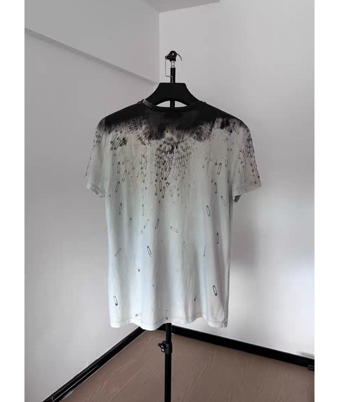 MCQ ALEXANDER MCQUEEN Белая хлопковая футболка, фото 2