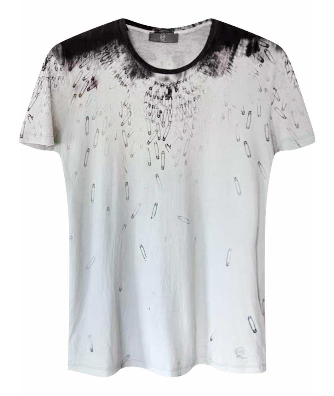 MCQ ALEXANDER MCQUEEN Белая хлопковая футболка, фото 1