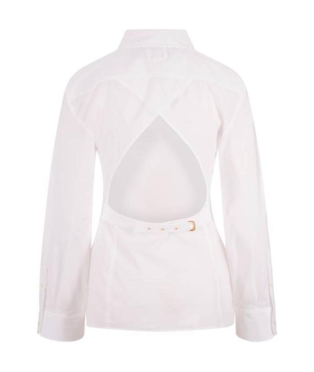 JACQUEMUS Белая хлопковая рубашка, фото 2