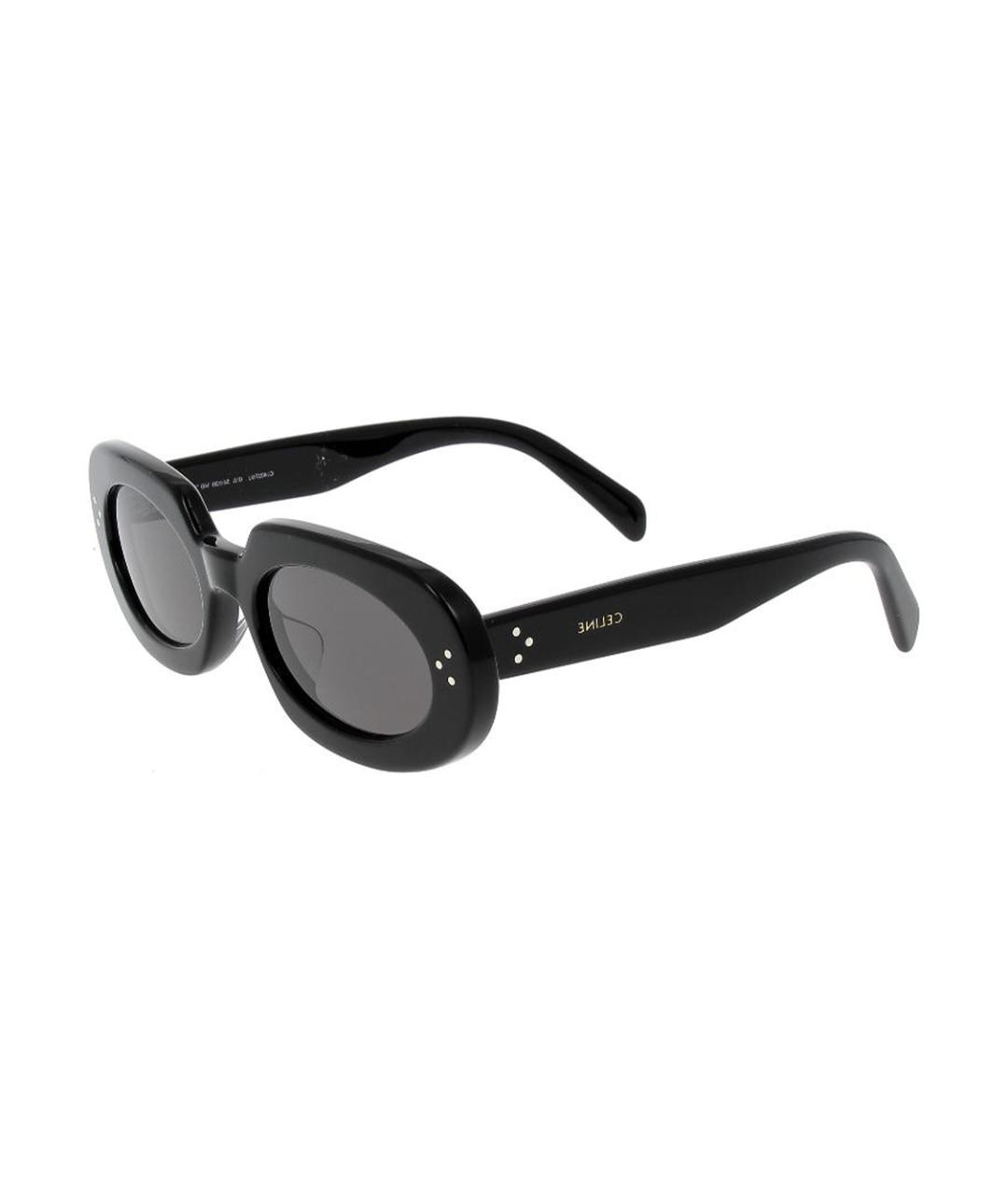 CELINE Черные пластиковые солнцезащитные очки, фото 1