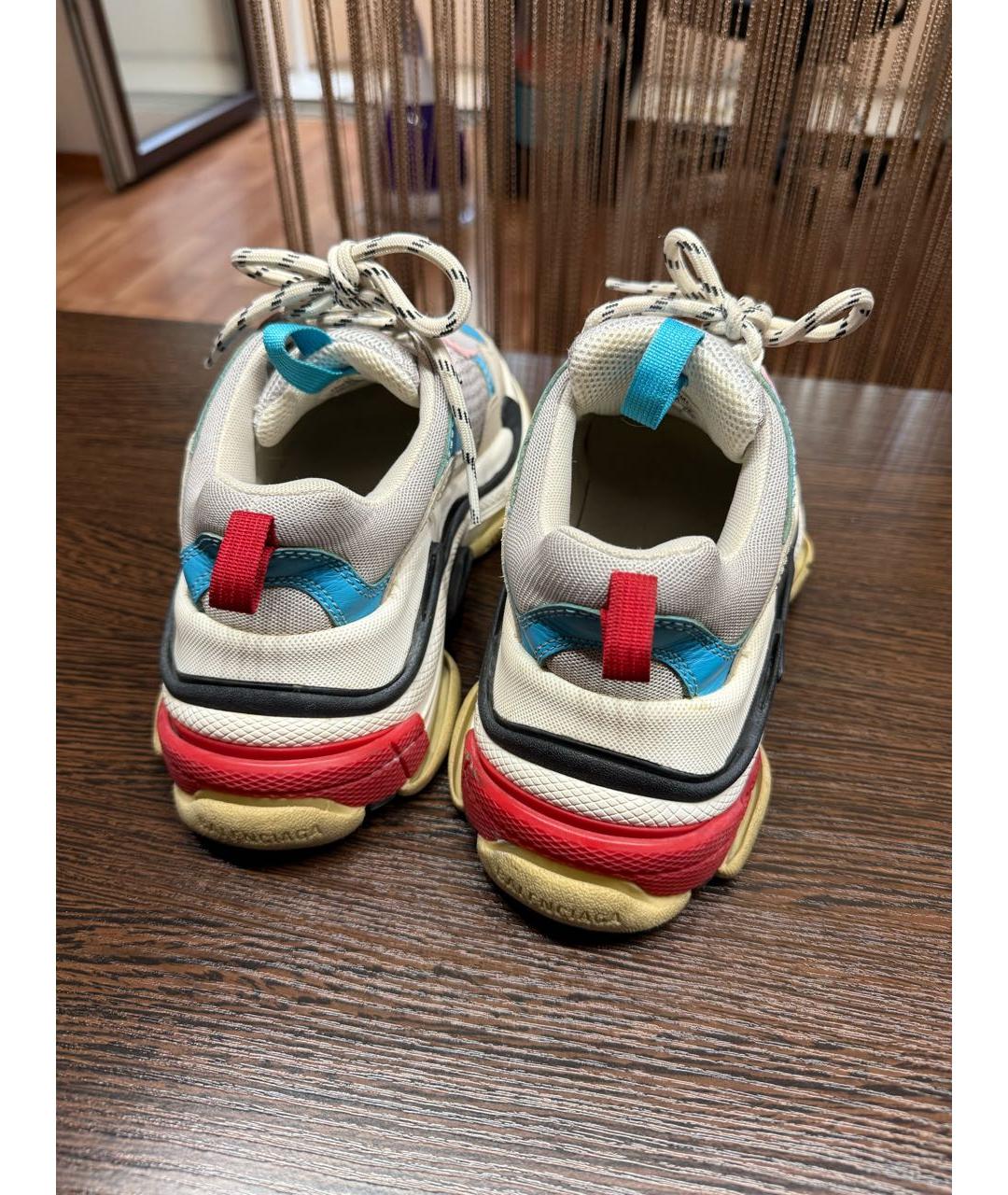BALENCIAGA Мульти замшевые кроссовки, фото 3