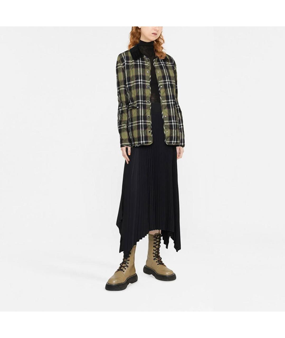 BURBERRY Зеленая куртка, фото 2