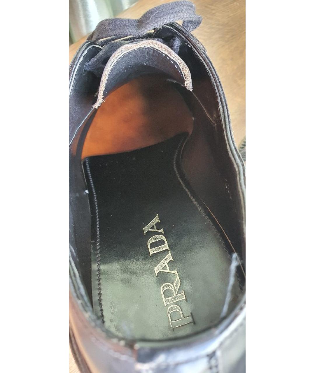 PRADA Мульти кожаные туфли, фото 9