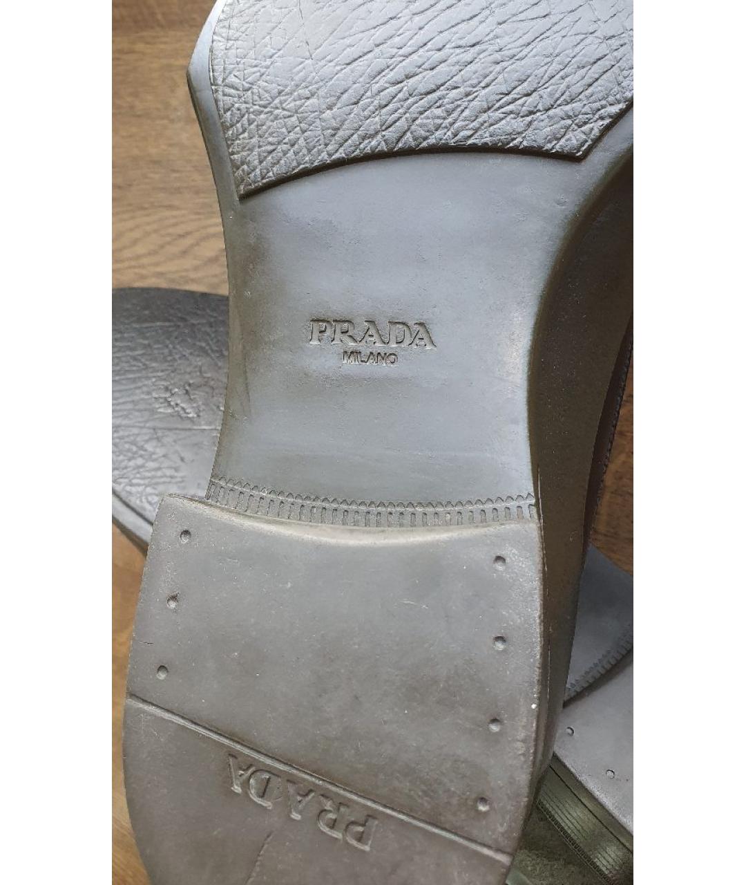 PRADA Мульти кожаные туфли, фото 7
