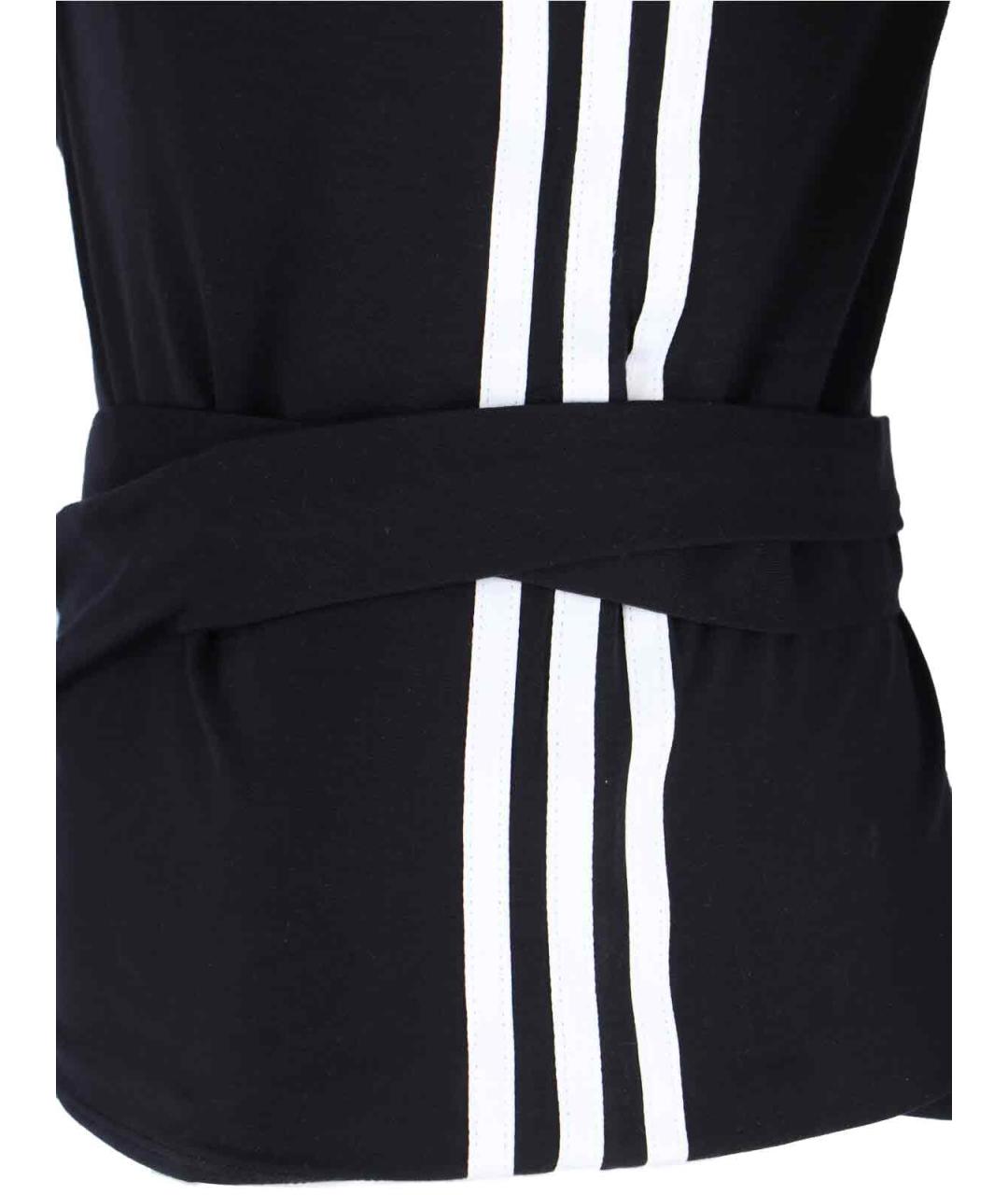 Y-3 Черная хлопковая футболка, фото 3