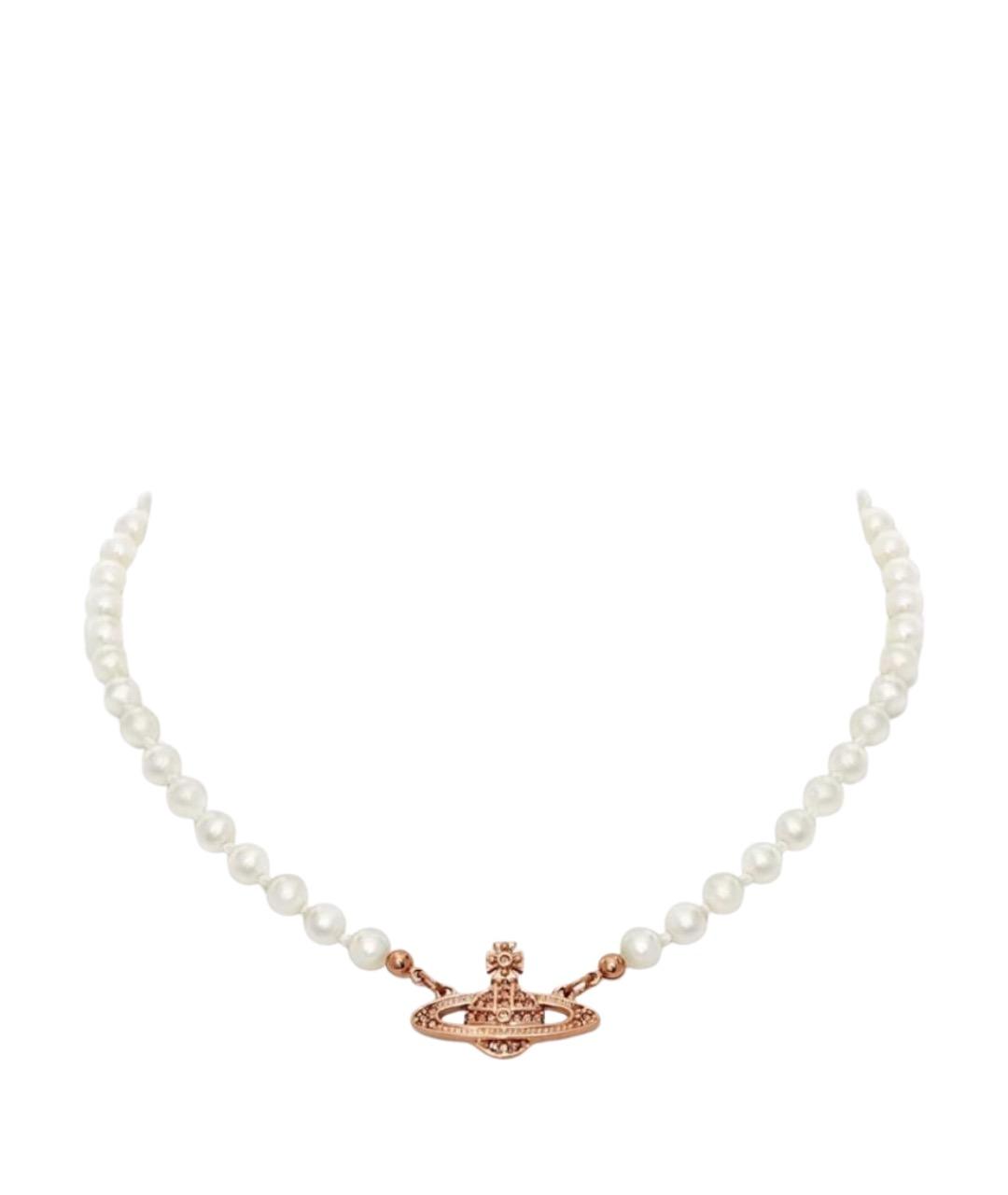 VIVIENNE WESTWOOD Золотое латунное колье, фото 1