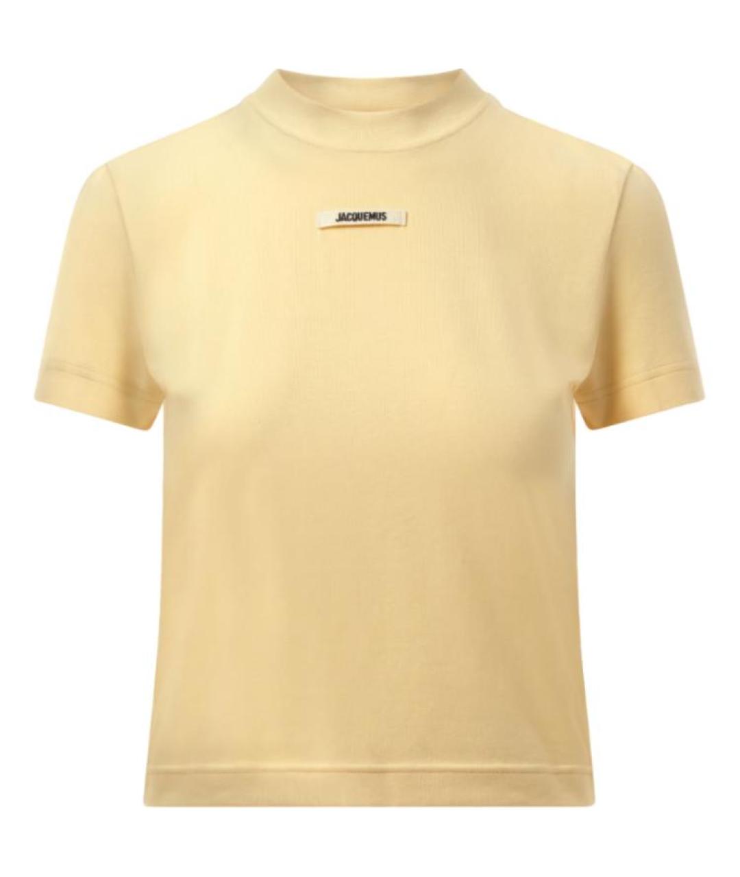 JACQUEMUS Бежевая футболка, фото 1