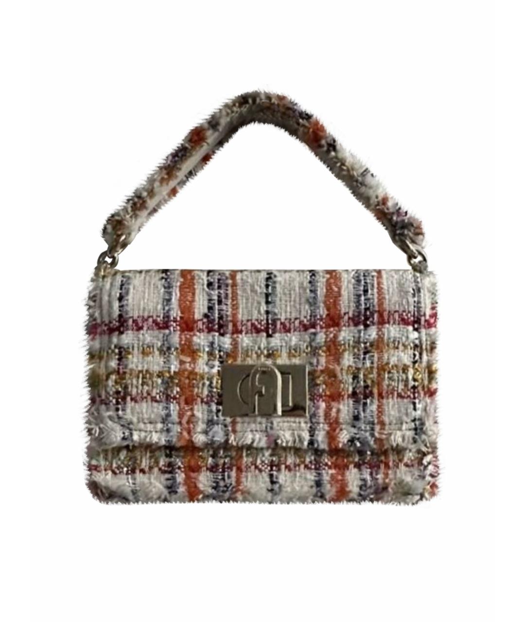 FURLA Мульти твидовая сумка с короткими ручками, фото 1