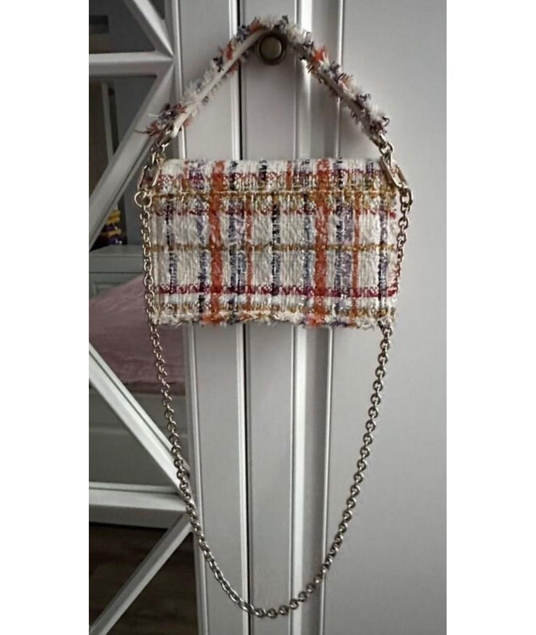 FURLA Мульти твидовая сумка с короткими ручками, фото 3