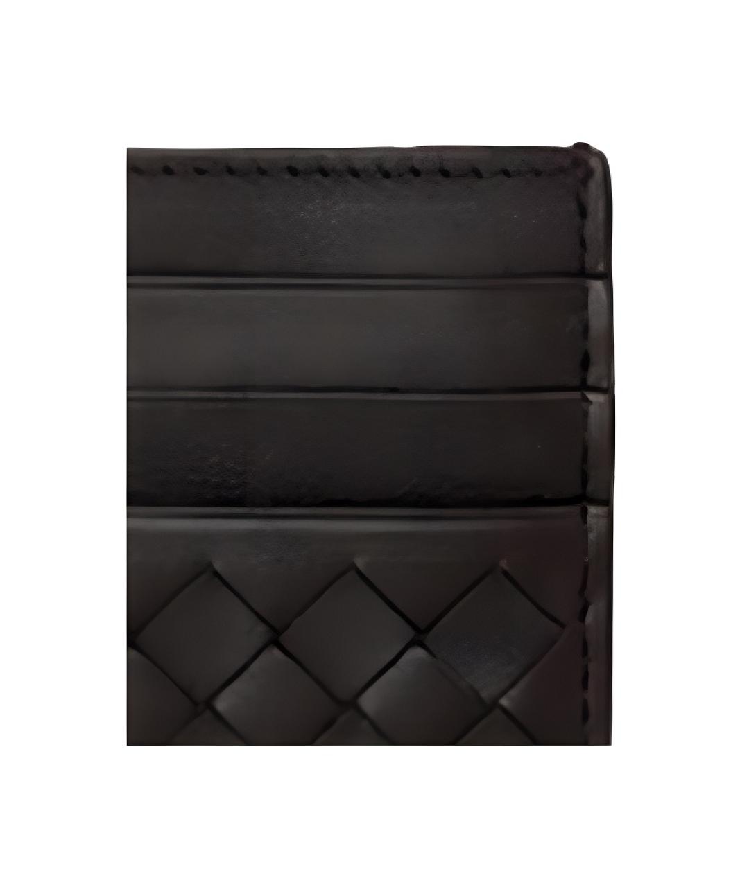 BOTTEGA VENETA Коричневый кожаный кардхолдер, фото 2