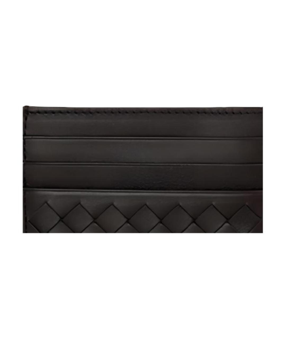 BOTTEGA VENETA Коричневый кожаный кардхолдер, фото 5