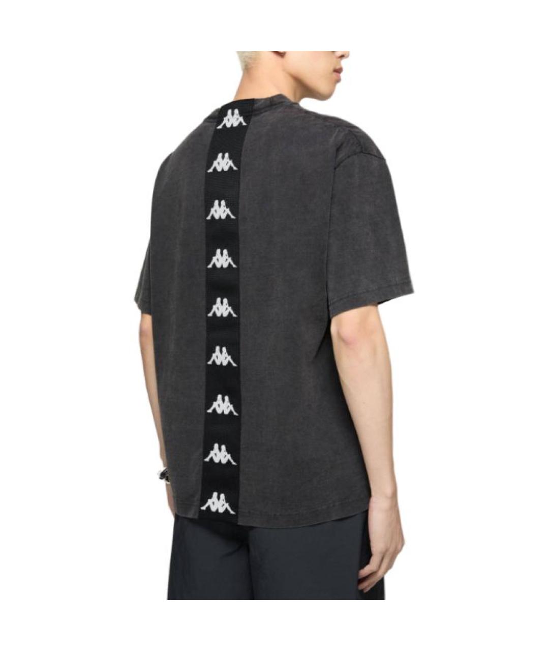 ACNE STUDIOS Черная хлопковая футболка, фото 4