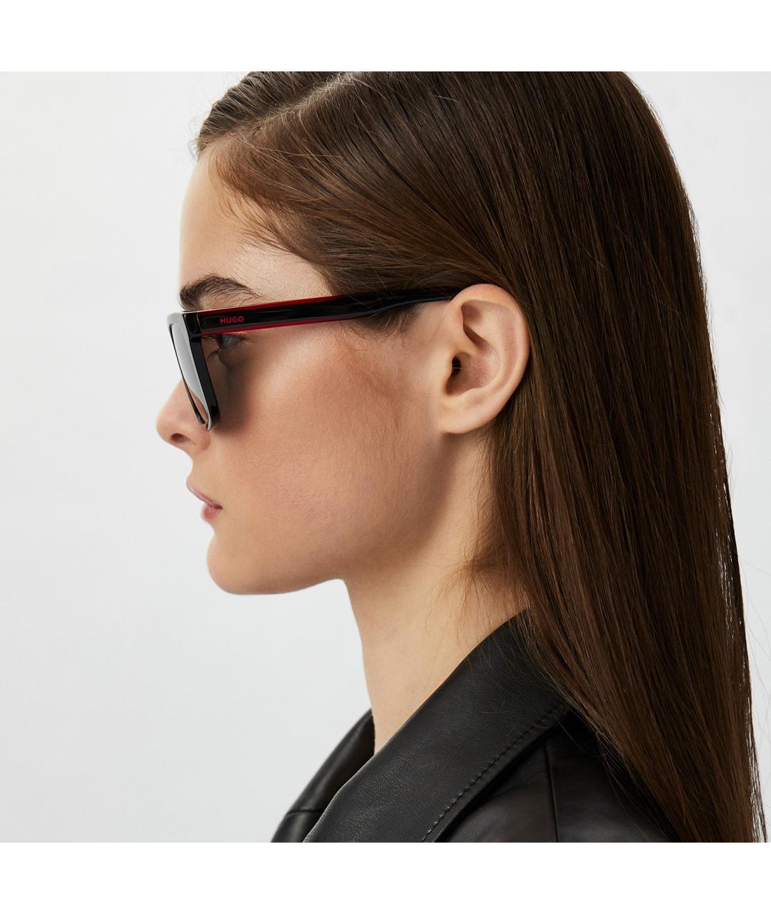 HUGO BOSS Черные пластиковые солнцезащитные очки, фото 6